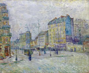 Boulevard de Clichy - peinture de Vincent Van Gogh (1853-1890) - Olej na płótnie 1887 - Muzeum Van Gogha, Amsterdam autorstwa Vincent van Gogh