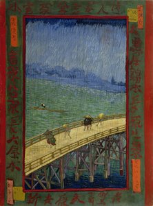 Most w deszczu (według Hiroshige’a) autorstwa Vincent van Gogh