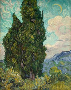 Cyprysy autorstwa Vincent van Gogh