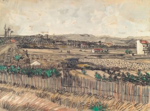 Niebieski wózek autorstwa Vincent van Gogh