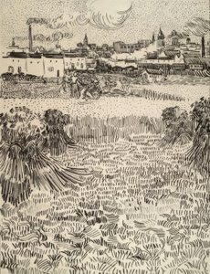 Żniwa autorstwa Vincent van Gogh