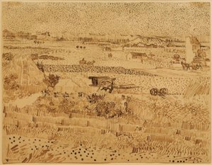 Żniwa w Prowansji autorstwa Vincent van Gogh