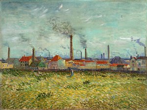 Fabryki w Clichy autorstwa Vincent van Gogh