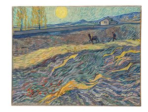 Rolnik na polu, 1889 autorstwa Vincent van Gogh
