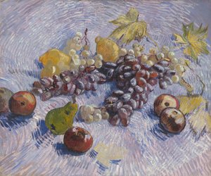 Winogrona, Cytryny, Gruszki i Jabłka, 1887 autorstwa Vincent van Gogh