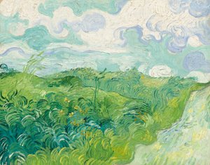 Zielone pola pszenicy, Auvers autorstwa Vincent van Gogh
