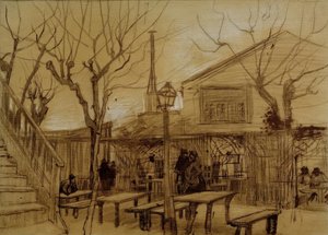 Guinguette autorstwa Vincent van Gogh