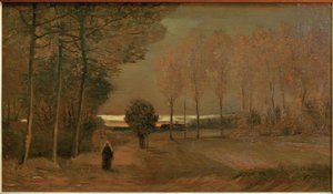 Jesienny krajobraz wieczorem autorstwa Vincent van Gogh