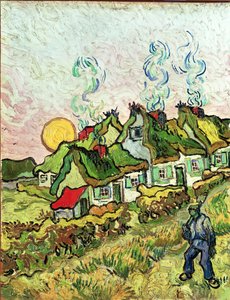 Dom i Figura autorstwa Vincent van Gogh