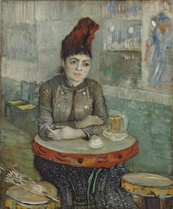 W kawiarni: Agostina Segatori w Le tambourin autorstwa Vincent van Gogh