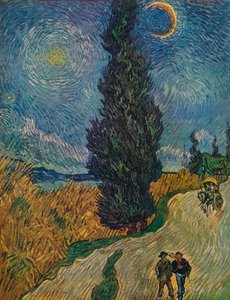 Droga Cyprysowa, 1890 autorstwa Vincent van Gogh