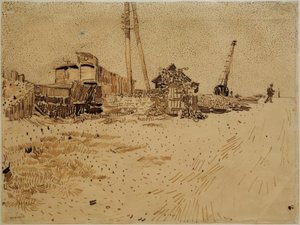 Magazyn kolejowy autorstwa Vincent van Gogh