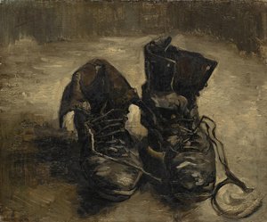 „Czarne buty” lub „Stare buty” Obraz Vincenta van Gogha (1853-1890). 1886. Muzeum Vincenta Van Gogha. Amsterdam. autorstwa Vincent van Gogh
