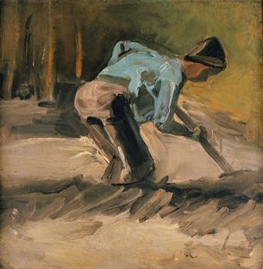 Człowiek w pracy, c.1883 autorstwa Vincent van Gogh