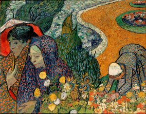 Pamięć Ogrodu w Etten (Panie z Arles autorstwa Vincent van Gogh