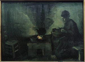 Maroufle chłopskie na drewnie – Vincent van Gogh (1853-1890) 1885 Ndz. 0,29x0,4 m Paryż, Muzeum Orsay autorstwa Vincent van Gogh