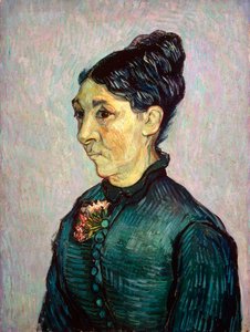 Portret Madame Jeanne Lafuye Trabuc, 1889. autorstwa Vincent van Gogh