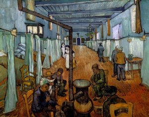 Dormitorium w szpitalu w Arles autorstwa Vincent van Gogh