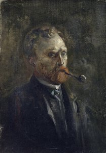 Autoportret autorstwa Gogha, Vincenta, van (1853-1890). Olej na płótnie, format : 27,2x19 autorstwa Vincent van Gogh