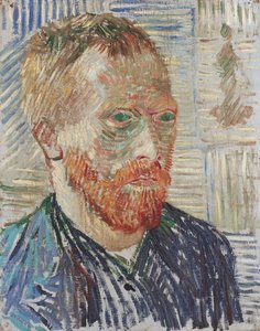 Autoportret z japońskim nadrukiem autorstwa Vincent van Gogh
