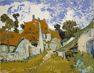 Ulica w Auvers-sur-Oise autorstwa Vincent van Gogh