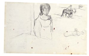 Studia nad krajobrazem kobiecym i chłopskim autorstwa Vincent van Gogh