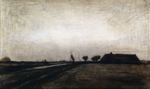 Wschód słońca; Wschód słońca, 1883 autorstwa Vincent van Gogh