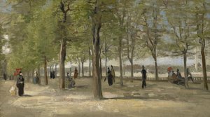 Taras w Ogrodzie Luksemburskim autorstwa Vincent van Gogh