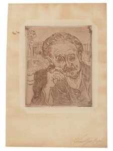 Człowiek z fajką: Portret doktora Gacheta autorstwa Vincent van Gogh