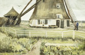Młyn, 1881 autorstwa Vincent van Gogh