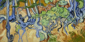 Korzenie drzew autorstwa Vincent van Gogh