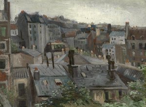 Widok z pracowni Vincenta par Gogh, Vincent, van (1853-1890). Olej na tekturze, format : 30,1x40,8 autorstwa Vincent van Gogh