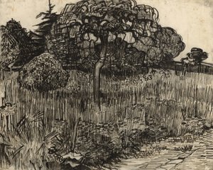 Płaczące drzewo, 1889 autorstwa Vincent van Gogh