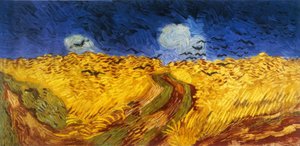 Pole pszenicy z krukami autorstwa Vincent van Gogh