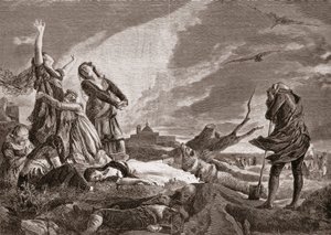Hiszpańska wojna o niepodległość (1808-1814). Pogrzeb w La Moncloa w Madrycie 3 maja