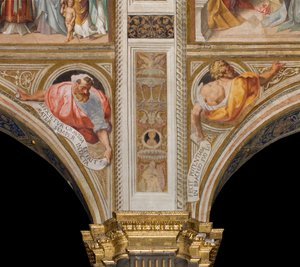 Nawa Środkowa, Plume Drugie i Trzecie Przęsło Północne, Vincenzo Campi 1573, Popiersia z Prorokami