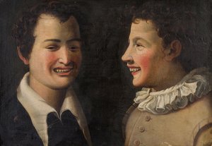 Dwóch śmiejących się młodych ludzi Dwóch śmiejących się chłopców, II poł. XVI w.