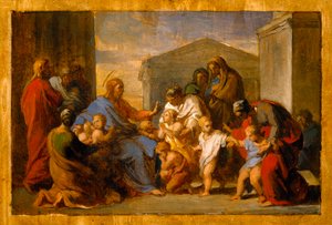 Christus segnet die Kinder autorstwa Vincenzo Camuccini