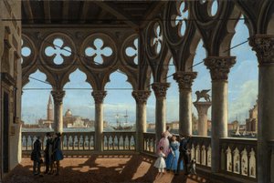 Venise - Loggia Pałacu Dożów par Chilone, Vincenzo