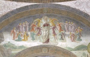 Dziewica Maryja i muzykanci autorstwa Vincenzo Foppa