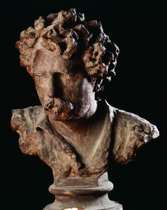 Portret malarza Fortuny (wosk)