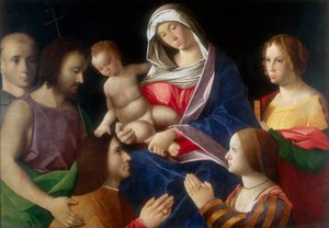 Madonna z Dzieciątkiem i świętymi autorstwa Vincenzo di Biagio Catena