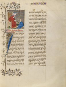 Boethius instruuje młodego chłopca w zakresie arytmetyki