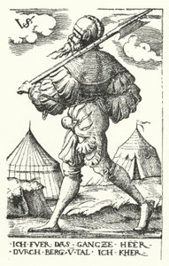 Landsknecht autorstwa Virgilius the elder Solis