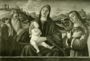 Carpaccio - Maryja z Dzieciątkiem i dwoma świętymi, ident. nr 14 autorstwa Vittore Carpaccio