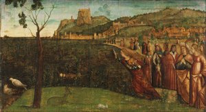 Carpaccio - Metamorfoza Alcyone, ok. 1502-1507 r. autorstwa Vittore Carpaccio