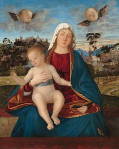 Madonna z Dzieciątkiem, ok.1505-10 (olej na desce z topoli) autorstwa Vittore Carpaccio