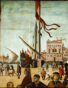 Statki w porcie autorstwa Vittore Carpaccio