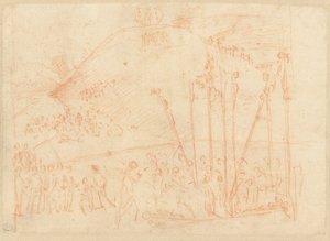 Męczeństwo dziesięciu tysięcy autorstwa Vittore Carpaccio
