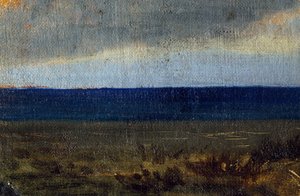 Błękitne niebo nad morzem, autorstwa Vittorio Avondo (1836-1910)